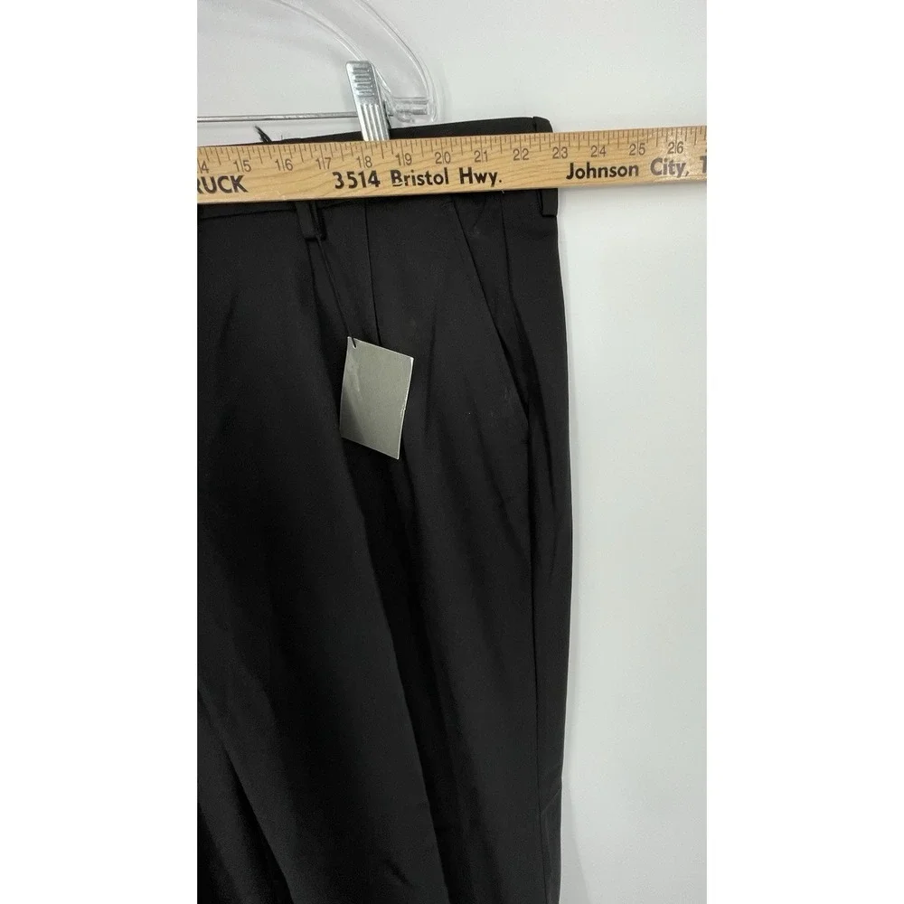 NWT Alexandre London Men Size UK 44x29 Pleated Cuffed  Wool‎ Dress Pants Slacks